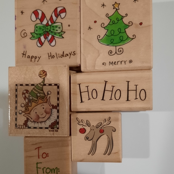 Christmas Rubber Stamps - Picture 3 of 5
